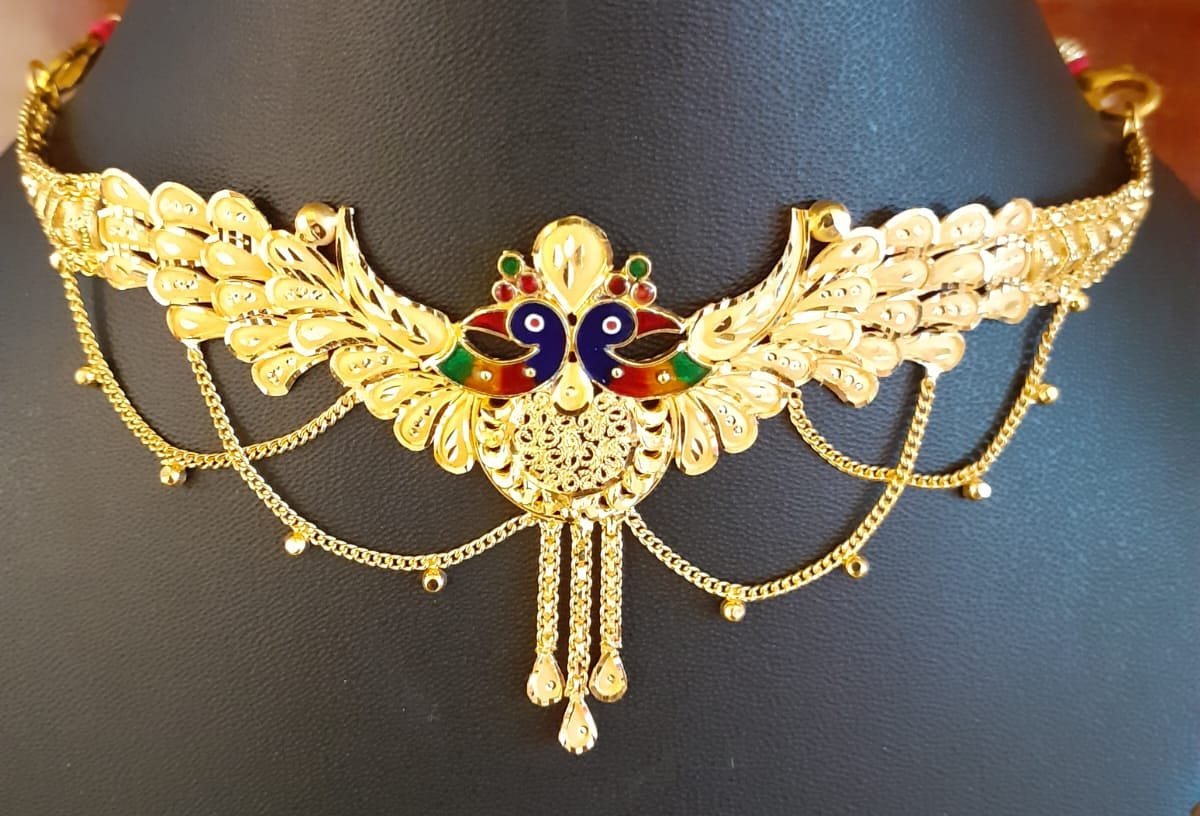 Peacock Statement Necklace