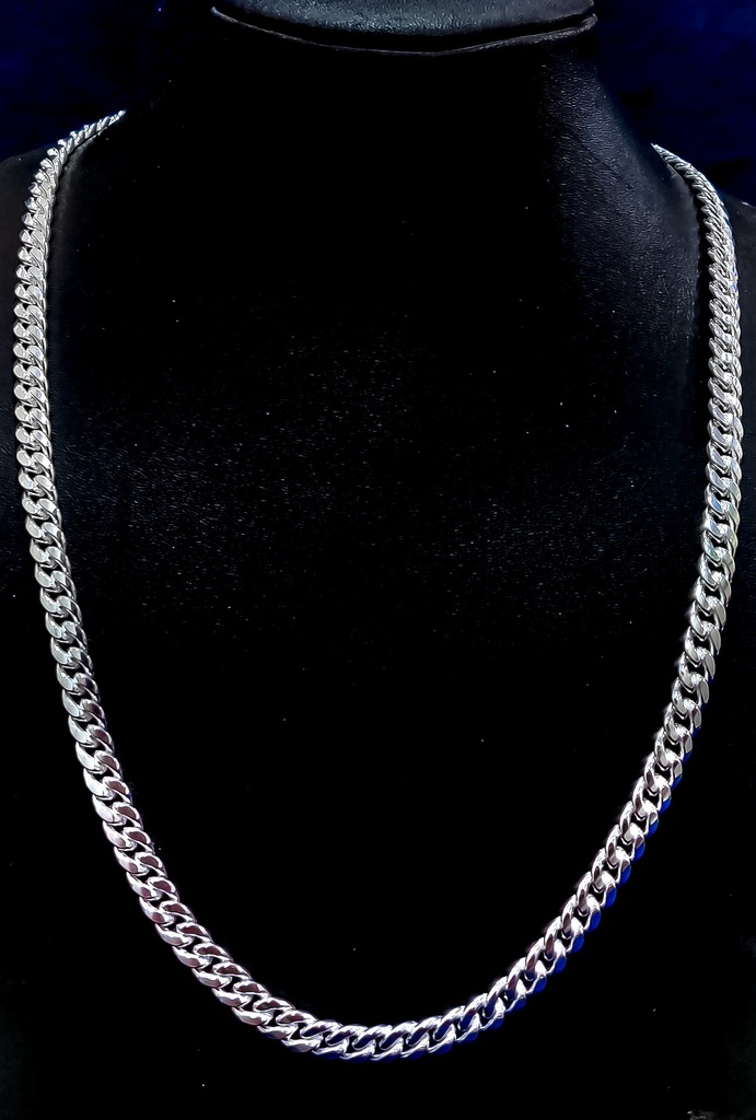 Silver Twisted Men's Chain