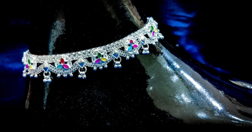 Designer Silver Anklet